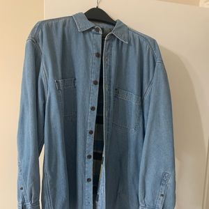Men’s denim winter shirt